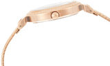 Guess Monroe Silver Dial Rose Gold Steel Strap Watch For Women - W1152L3