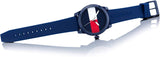 Tommy Hilfiger Denim Quartz Blue Dial Blue Rubber Strap Watch for Men - 1791322