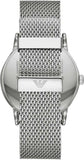 Emporio Armani Luigi Quartz Blue Dial Silver Mesh Bracelet Watch For Men - AR11230