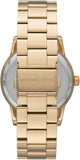 Michael Kors Ritz Pave Crystals Gold Dial Gold Steel Strap Watch for Women - MK6862