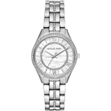 Michael Kors Lauryn Mother of Pearl Dial Silver Steel Strap Watch for Women - MK3900