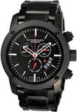 Burberry Sport Chronograph Black Dial Black Steel Strap Watch for Men - BU7703