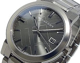 Burberry The City Grey Dial Gunmetal Steel Strap Watch for Men - BU9007