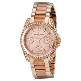 Michael Kors Blair Rose Gold Dial Rose Gold Steel Strap Watch for Women - MK5613