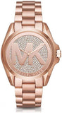 Michael Kors Bradshaw Rose Gold Dial Rose Gold Steel Strap Watch for Women - MK6437