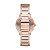 Michael Kors Portia Rose Gold Dial Rose Gold Steel Strap Watch for Women - MK3640