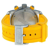 Burberry Sport Chronograph Grey Dial Yellow Rubber Strap Watch for Men - BU7712