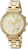 Michael Kors Sofie Chronograph Quartz Gold Dial Gold Steel Strap Watch For Women - MK6559