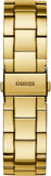 Guess G-Twist Gold Dial Gold Steel Strap Watch for Women - W1082L2