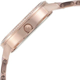 Michael Kors Melissa Analog Rose Gold Dial Rose Gold Steel Strap Watch For Women - MK4396