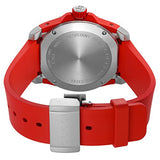 Gucci Dive Quartz Red Dial Red Rubber Strap Watch For Men - YA136315