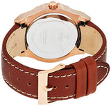 Guess Limelight Quartz White Dial Brown Leather Strap Watch For Women - W0775L7