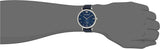 Emporio Armani Gianni T Bar Quartz Blue Dial Blue Leather Strap Watch For Men - AR11300