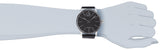 Calvin Klein Minimal Black Dial Black Leather Strap Watch for Men - K7621107