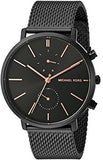 Michael Kors Jaryn Black Dial Black Stainless Steel Strap Watch for Men - MK8504