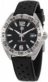 Tag Heuer Formula 1 Quartz Black Dial Black Rubber Strap Watch for Men -  WAZ1112.FT8023