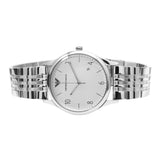 Emporio Armani Classic Silver Dial Silver Steel Strap Watch For Men - AR1867