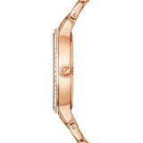 Swarovski Lovely Crystals Mother of Pearl Dial Rose Gold Steel Strap Watch for Women - 5261496