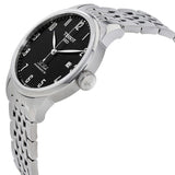 Tissot Le Locle Powermatic 80 Black Dial Silver Steel Strap Watch For Men - T006.407.11.052.00