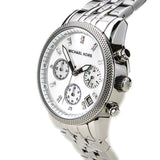 Michael Kors Ritz White Dial Silver Stainless Steel Strap Watch for Women - MK5020