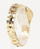 Michael Kors Runway Mercer Analog Brown Dial Gold Steel Strap Watch For Women - MK6855