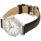 Coach Madison White Dial Black Leather Strap Watch for Women - 14502399