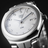 Tag Heuer Link Quartz Diamonds Mother of Pearl Dial Silver Steel Strap Watch for Women - WBC1312.BA0600