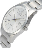 Calvin Klein Bold White Dial Silver Steel Strap Watch for Men - K2241120