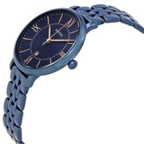 Fossil Jacqueline Blue Dial Blue Steel Strap Watch for Women - ES4094