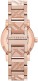 Burberry The City Rose Gold Dial Rose Gold Steel Strap Watch for Women - BU9235