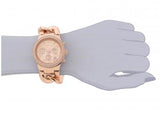 Michael Kors Runway Rose Gold Dial Rose Gold Steel Strap Watch for Women - MK3247