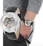 Maserati Epoca Automatic Skeleton Mechanical Silver Dial Watch For Men - R8821118003