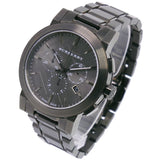 Burberry The City Grey Dial Gunmetal Grey Steel Strap Watch for Men - BU9354