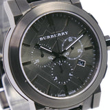 Burberry The City Grey Dial Gunmetal Grey Steel Strap Watch for Men - BU9354