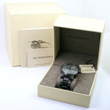 Burberry The City Grey Dial Gunmetal Grey Steel Strap Watch for Men - BU9354