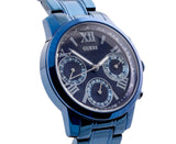 Guess F14 Chronograph Analog Blue Dial Blue Steel Strap Watch For Women - W0448L5