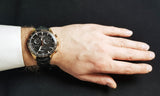 Tissot PRS 516 Chronograph Black Dial Black Leather Strap Watch For Men - T100.417.36.051.00