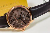 Burberry The Classic Brown Dial Brown Leather Strap Watch for Men - BU10012