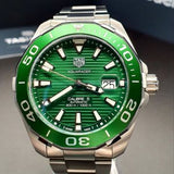 Tag Heuer Aquaracer Green Dial Watch for Men - WAY201S.BA0927