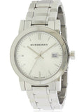 Burberry The City White Dial Silver Steel Strap Watch for Women - BU9100