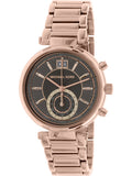 Michael Kors Sawyer Rose Gold Dial Rose Gold Steel Strap Watch for Women - MK6226