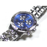 Tissot T Sport PRS 200 Chronograph Blue Dial Silver Steel Strap Watch For Men - T067.417.11.041.00