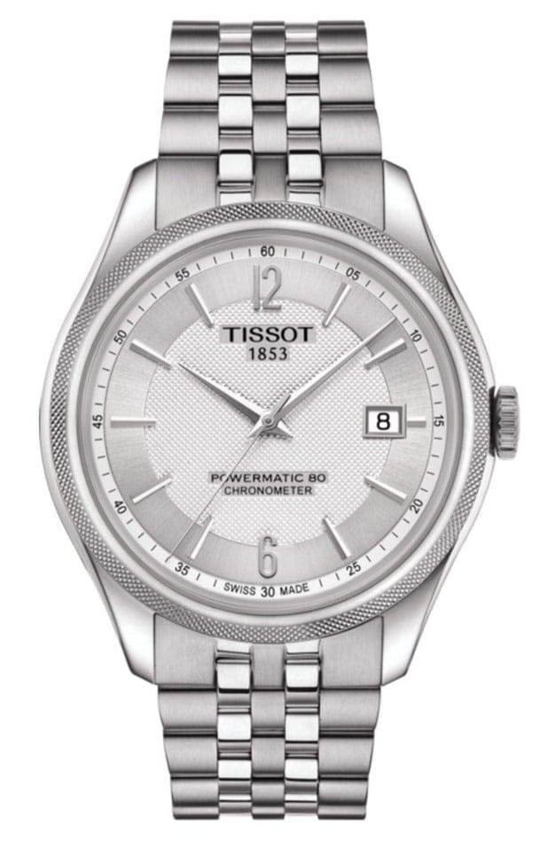 Tissot Ballade Powermatic 80 Cosc Silver Dial Silver Steel Strap Watch For Men - T108.408.11.037.00