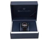 Maserati Potenza 42mm Black Analog Dial Black Strap Watch For Men - R8853108003