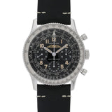 Breitling Navitimer Ref. 806 1959 Re-Edition Black Dial Brown Leather Strap Watch for Men - AB0910371B1X1