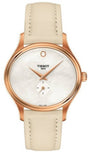 Tissot T Lady Bella Ora Mother of Pearl Dial Cream Leather Strap Watch for Women - T103.310.36.111.00