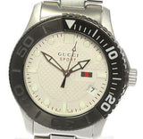 Gucci G Timeless Sport White Dial Silver Steel Strap Watch For Men - YA126250