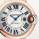 Cartier Ballon Bleu de Cartier Silver Dial Two Tone Steel Strap Watch for Women - W2BB0032