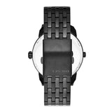 Diesel Mini Daddy Dual Time Black Dial Black Stainless Steel Strap Watch For Men - DZ7316