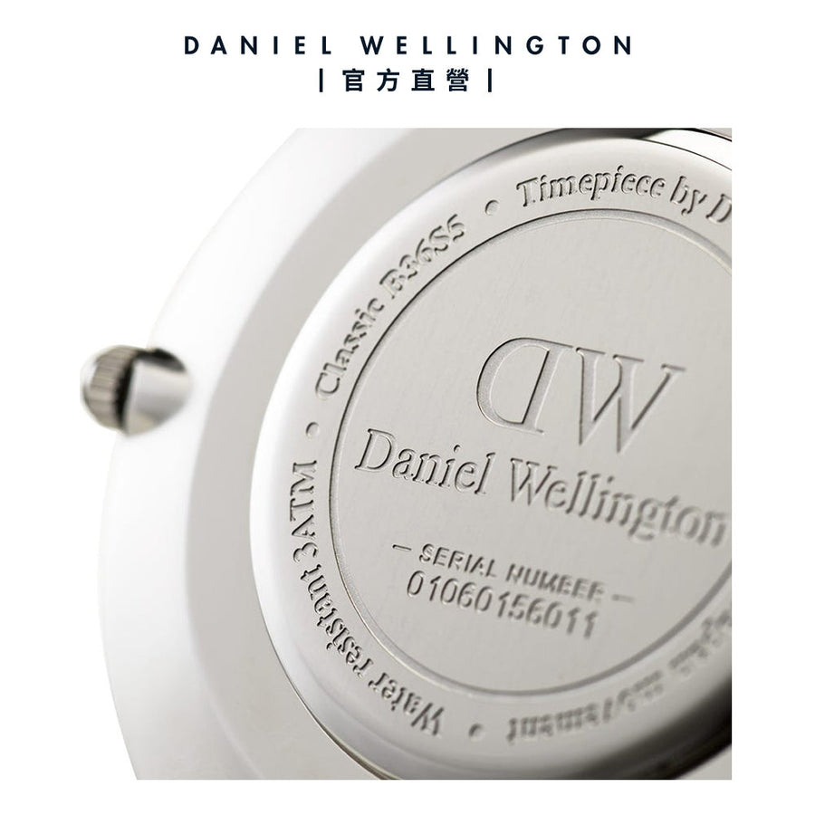 Daniel Wellington Classic Cornwall Black Dial Black Nylon Strap Watch For Women - DW00100149